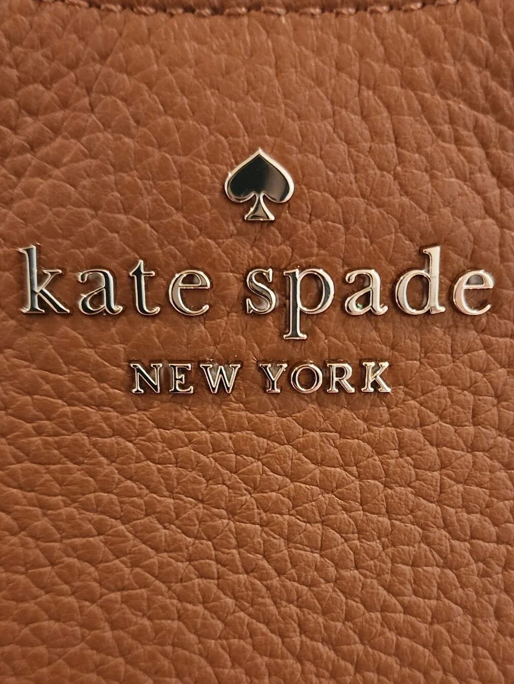Kate Spade Large Dumpling Satchel Warm Gingerbread Flawless w/ Strap